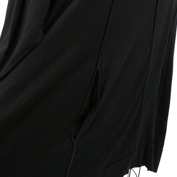 NWT Transparente Germany Black Lagenlook Asymmetrical Hem Tunic Top O/S XL 1X 2X - Picture 6 of 9